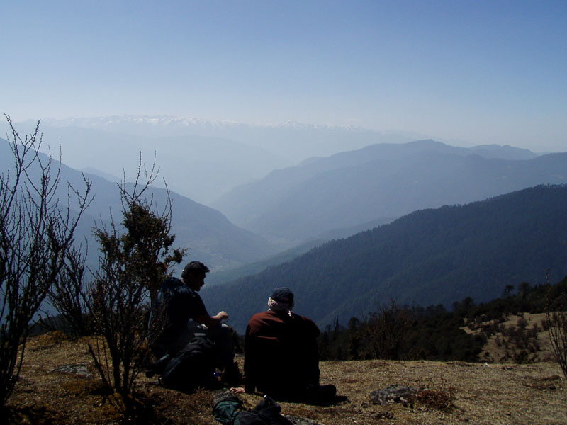 High up on the Druk Path trek Druk Path