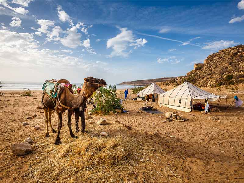 Morocco Atlantic Coast Trek – campsite Morocco Atlantic coast trek