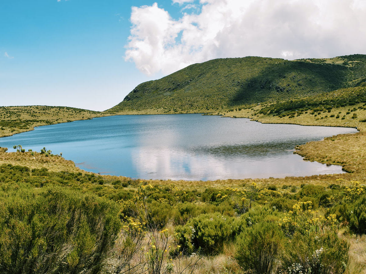 Mount Kenya, lake Ellis Mount Kenya, lake Ellis