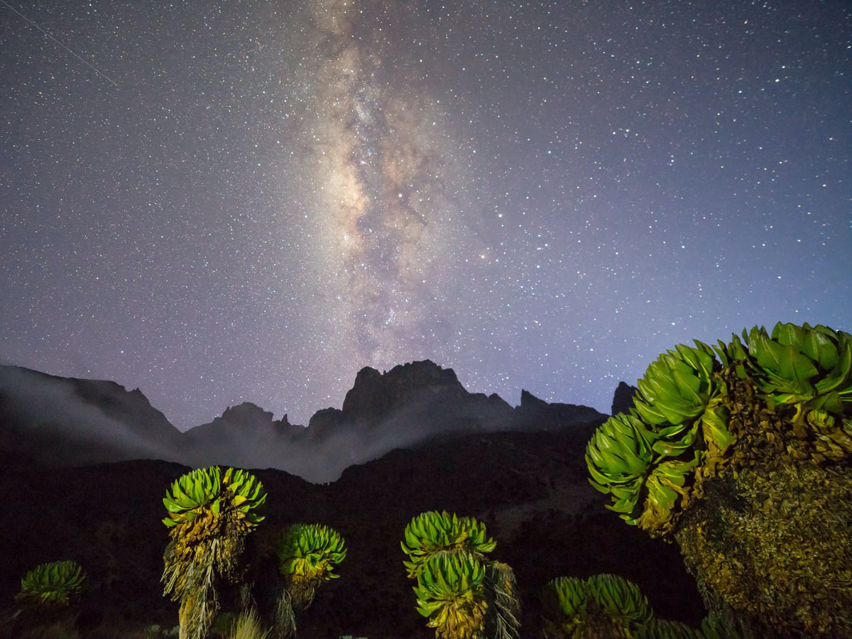 Mount Kenya Milky Way Mount Kenya Milky Way