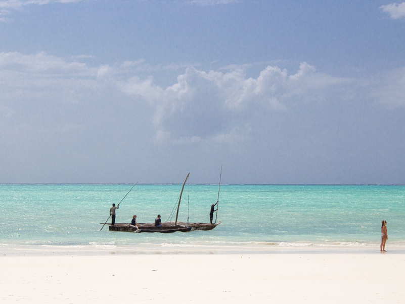 Tanzania-extension-zanzibar-paje-boat-beach Beautiful waters in Paje