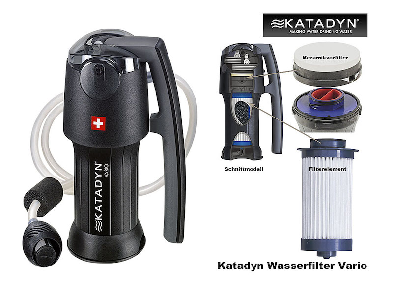 Katadyn Vario Filter, Everest drinking options Katadyn Vario filter, Everest drinking options