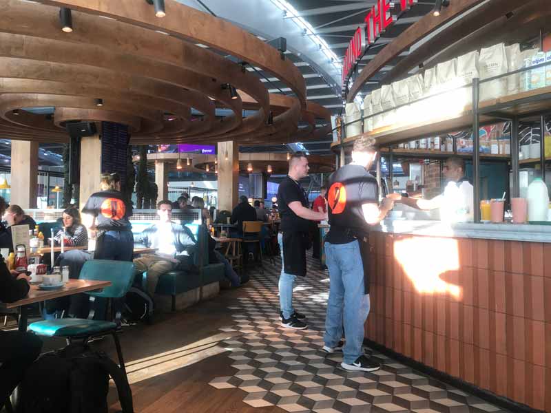 Giraffe restaurant, British Airways T5
