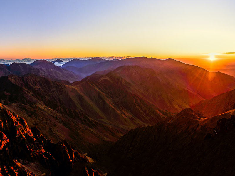 Mt Toubkal, twin peaks Morocco