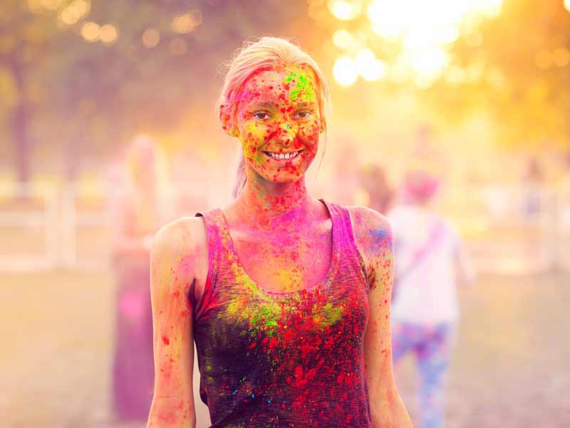Holi Festival in Pokhara, Taste of Nepal Tour Taste of Nepal