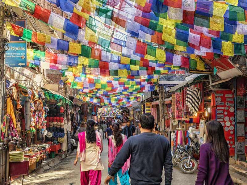 Streets of Thamel, Kathmandu Streets of Thamel, Kathmandu