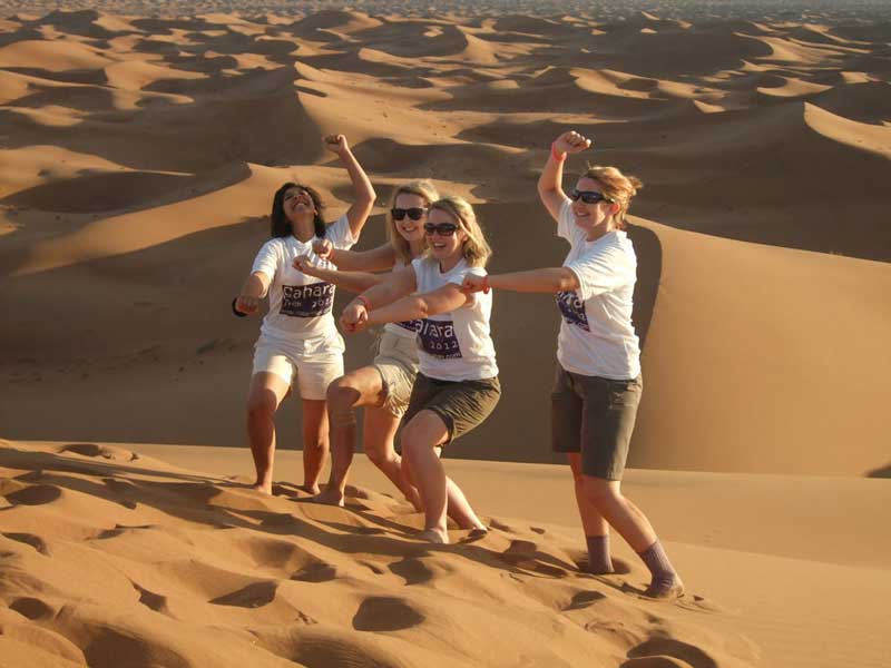Sahara desert trek – enjoying the sand Sahara trek