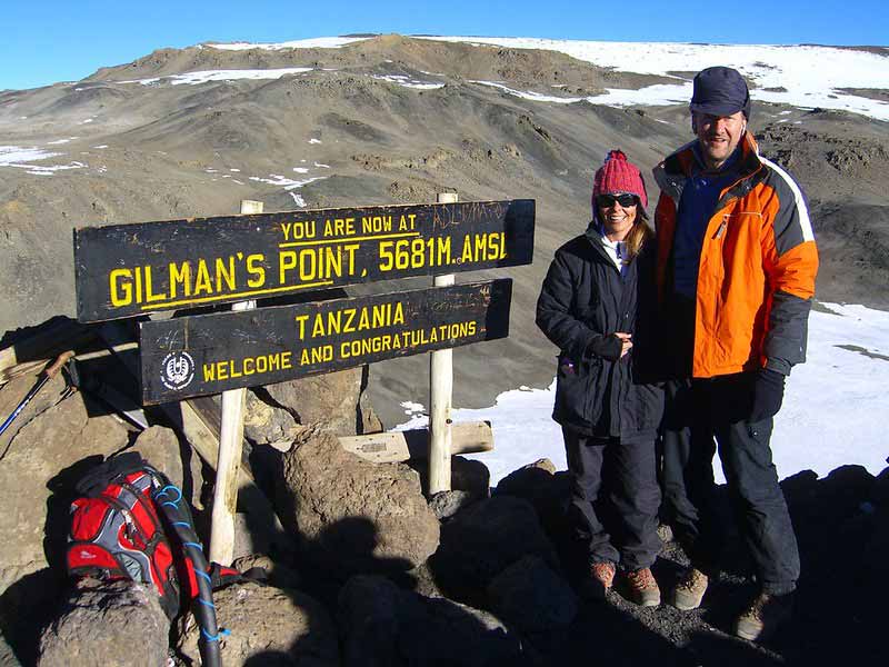 Rongai Kilimanjaro route, Gilman’s Point Gilmans Point on Rongai route Kilimanjaro