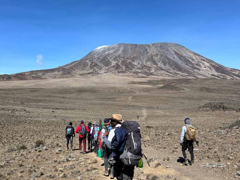 Kilimanjaro, Rongai route, long approach Rongai route Kilimanjaro