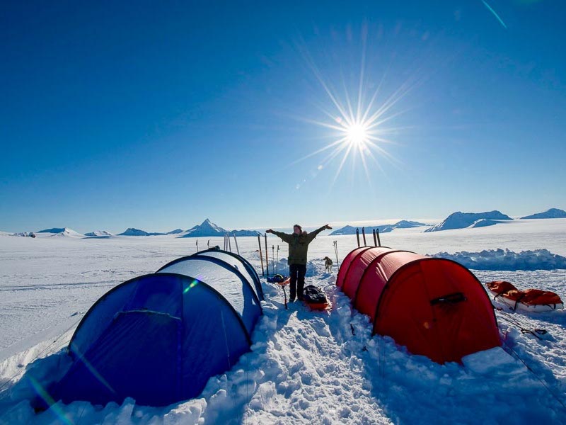Arctic camping