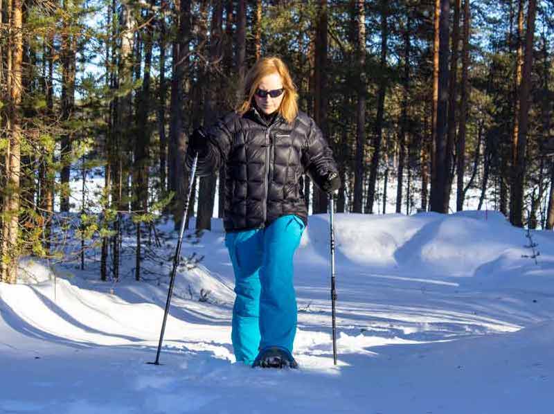 Snowshoe Finland Snowshoe trek Finland