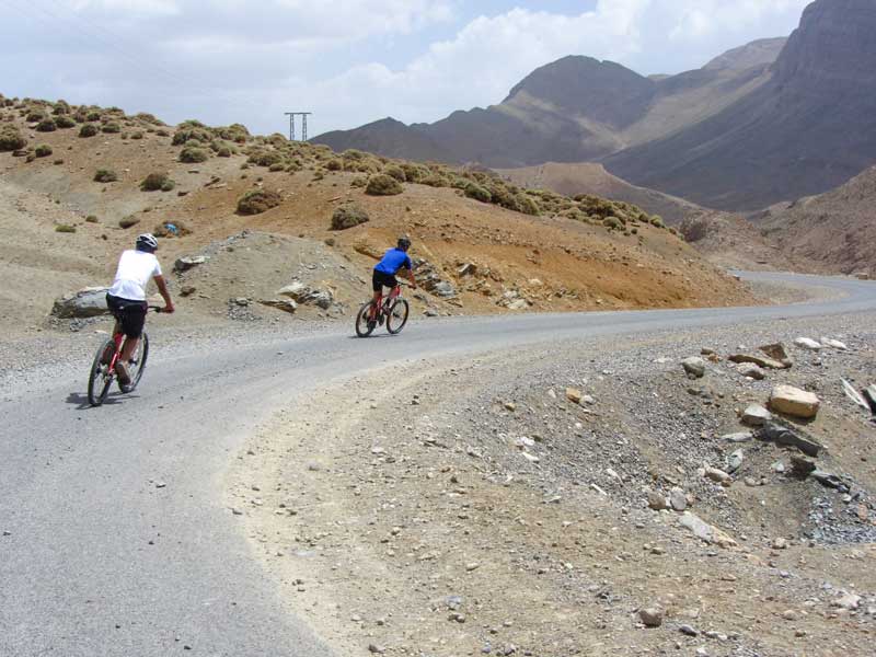 Morocco Happy Valley Mountain Biking – downhill snow and sand trek