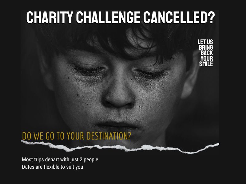 Charity Challenge cancelled