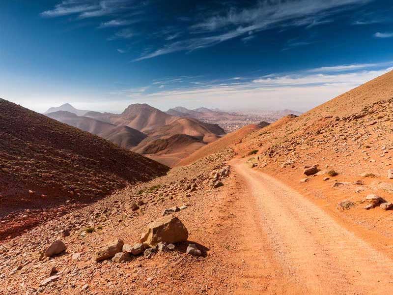 Saghro mountain biking, Morocco snow and sand trek