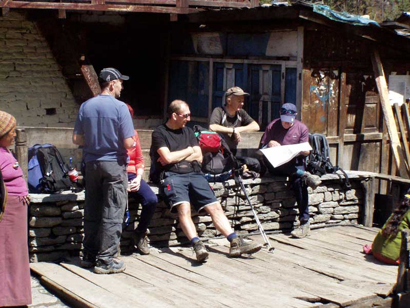 Annapurna Circuit, approaching Manang Annapurna Circuit