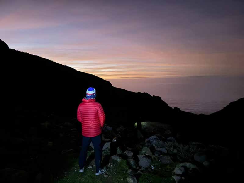 Kilimanjaro sunset sundown Kilimanjaro