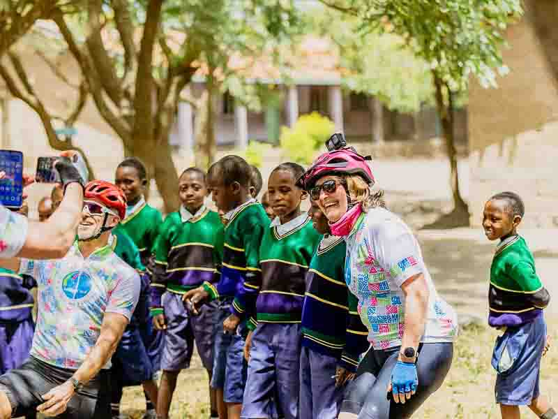 School children, our journey