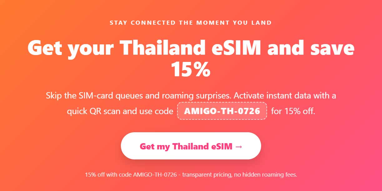 Thailand esim offer